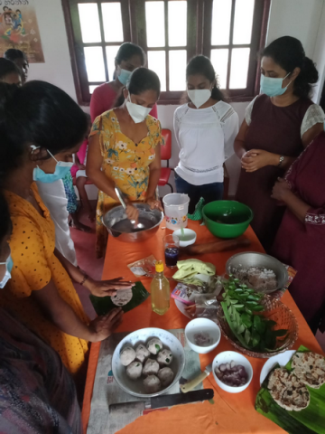 A program to promote local food and drinks with local potatoes in Homagama (2022-11-12)